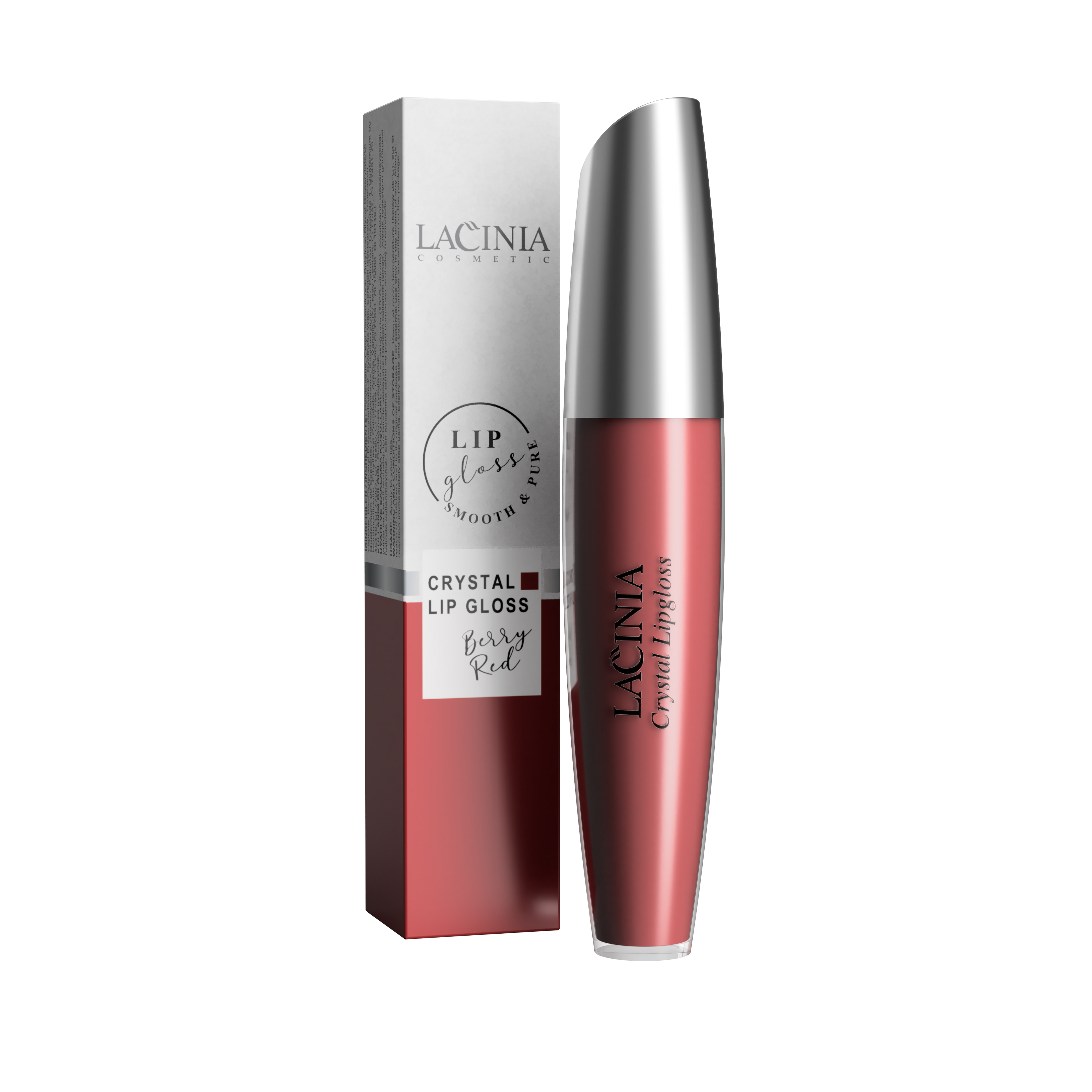 Crystal Lip Gloss Berry Red